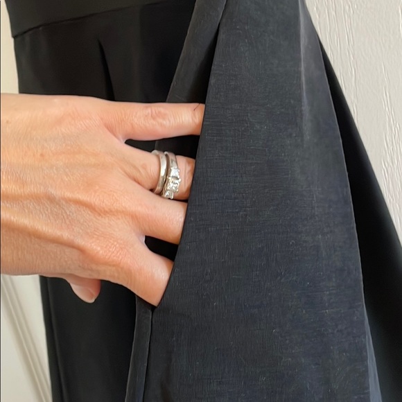 WHBM lace tuxedo fit and flare dress size 00 - Picture 5 of 8